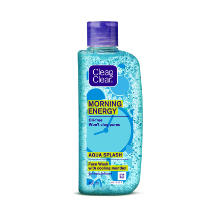 Clean N Clear Face Wash Morning Energy Aqua Splash